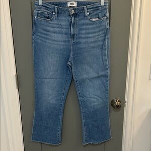 PAIGE Women's Light Blue Claudine size 32